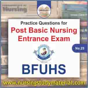 Practice question for bfuhs post basic entrance exam