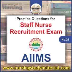 Practice question for upcoming aiims staff nurse recruitment exam