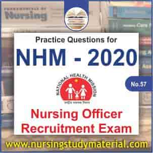 practice question for 2020 nursing officer recruitment exam nhm