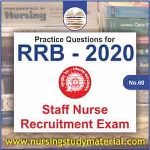 practice question for 2020 upcoming rrb staff nurse recruitment exam