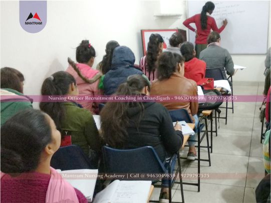 Nursing Officer recruitment Coaching in Chandigarh