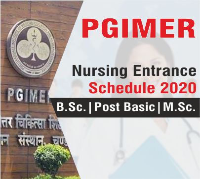 Nursing Entrance Schedule 2020