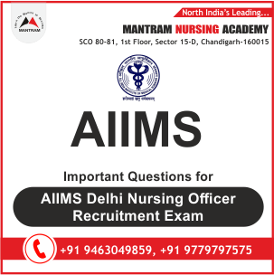 AIIMS Delhi Nursing Officer Recruitment Exam Coaching in Chandigarh