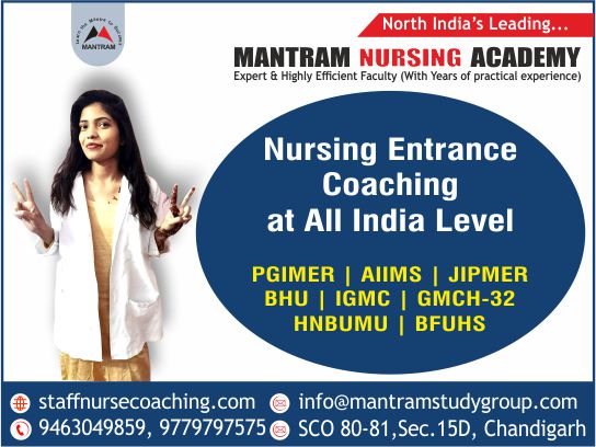 Best Nursing Entrance Coaching in Chandigarh