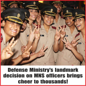 Defense Ministry’s landmark decision on MNS officers brings cheer to thousands!