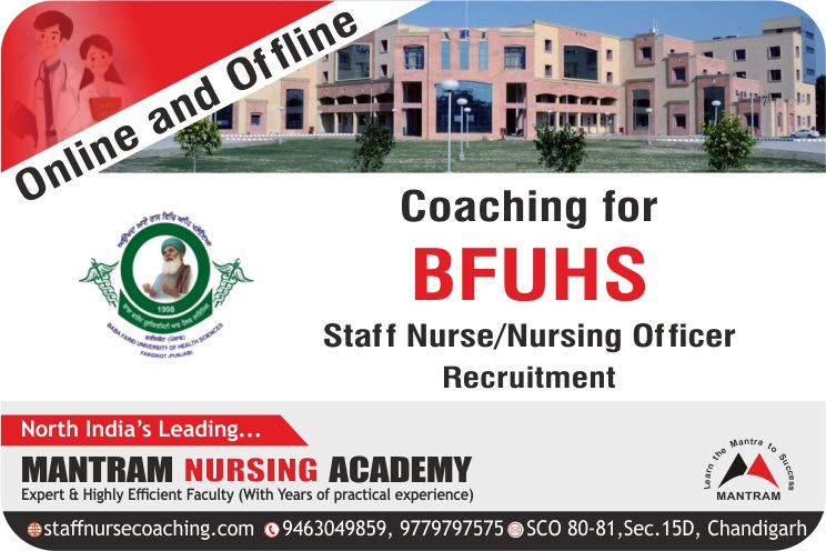 bfuhs staff nurse coaching online and offline