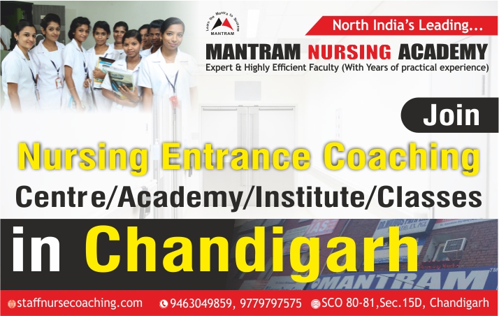 nursing entrance center-academy-classes-institute in chandigarh