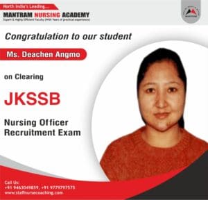 JKSSB Coaching for Nurses