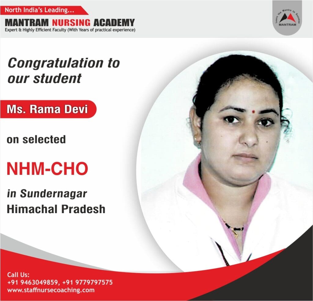 Online Nursing Coaching for UPNRHM Uttar Pradesh National Health Mission, CHO Exam,  CHO Vacancy Coaching.