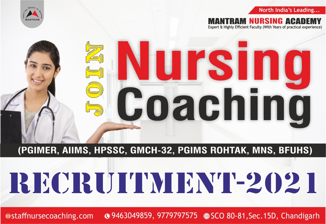 Nursing Coaching in Chandigarh for Competitive Exams