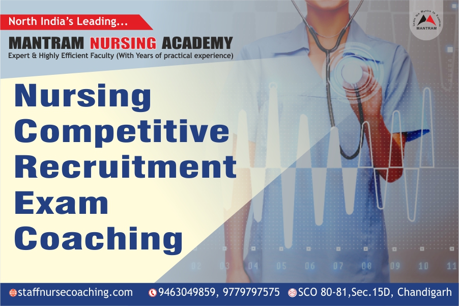 Nursing Competitive Recruitment Exam Coaching in Chandigarh