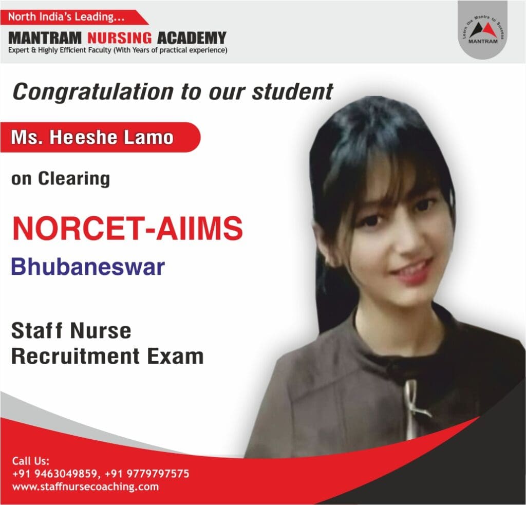 Mantram is a values-based, quality-intensive Online Staff Nurse Coaching Institute in Chandigarh that equips its students to succeed in a highly competitive world.