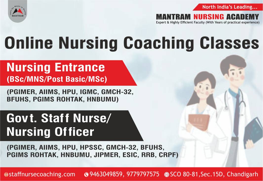 Online Nursing Classes for Nursing Competitive Exams