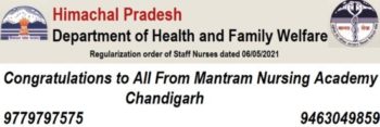 Regularization order of Staff Nurses Himachal Pradesh