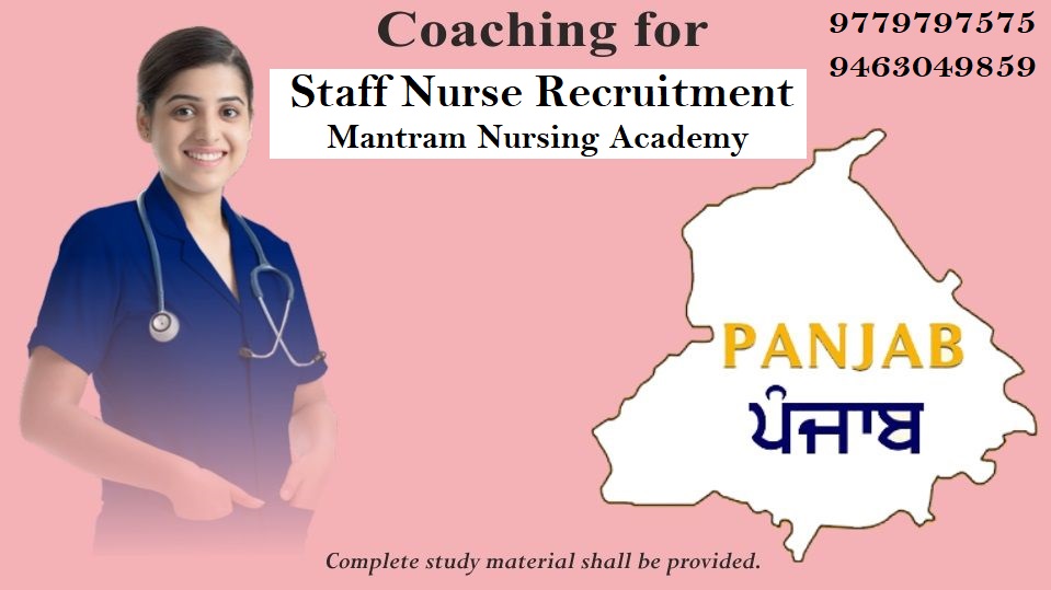 Coaching for Staff Nurse Posts in Punjab